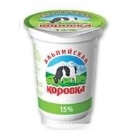 Сметанный продукт Альпийская коровка  20%, 500 г