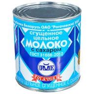 Молоко цельное сгущеное 8,5%, Рогачев, ж/б, 380 г